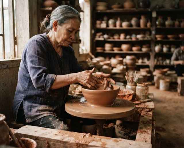 Ảnh minh họa: người thợ gốm